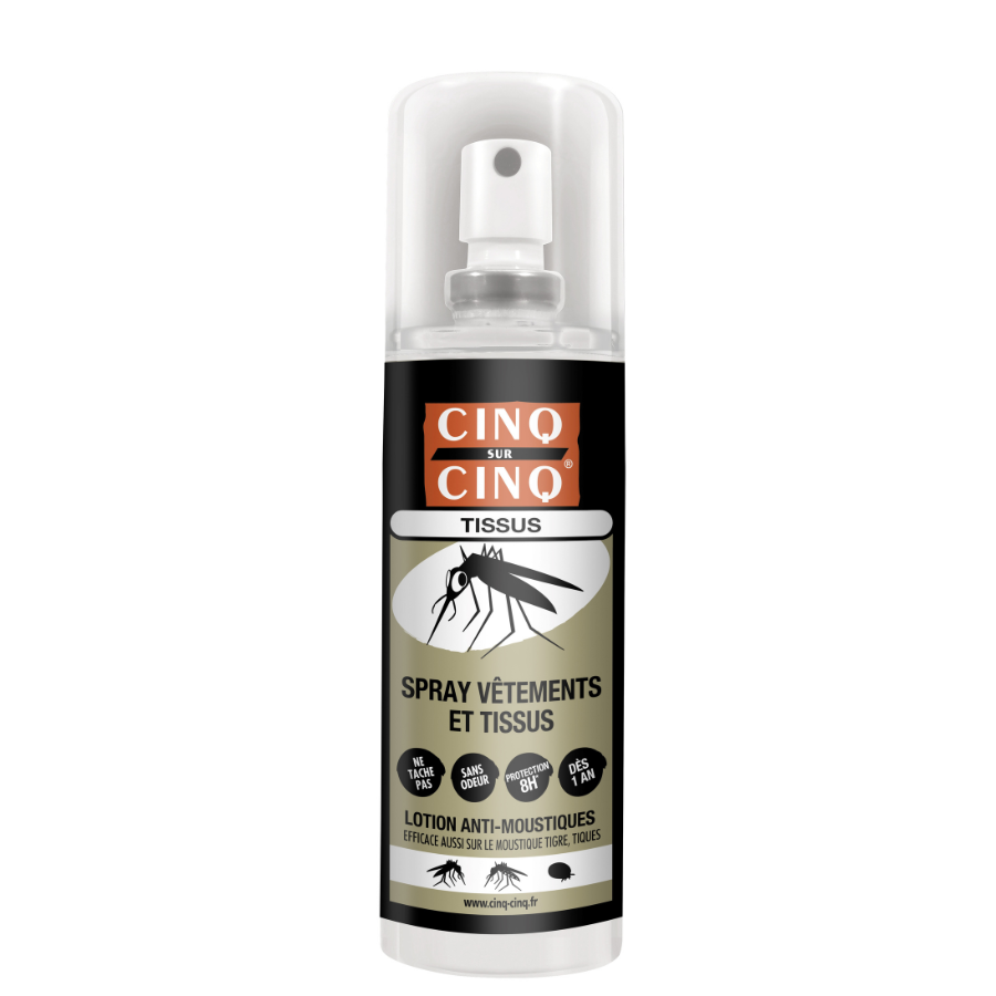 Cinq sur Cinq Spray Vêtements et Tissus 100 ml